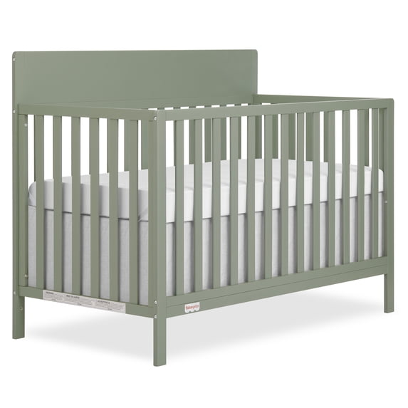 Fisher-Price Meadowbrook 4-in-1 Convertible Baby Crib by Dream On Me, Meadow Green