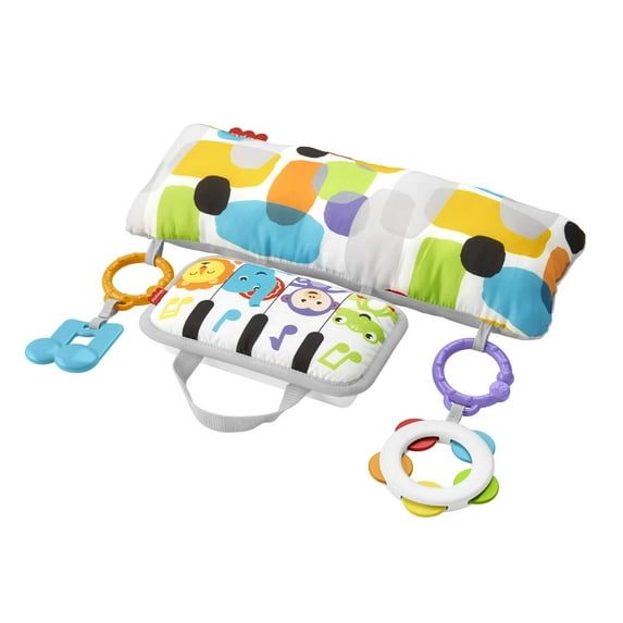 Fisher-Price Mini Musicians Piano Wedge, Tummy Time Baby Toy