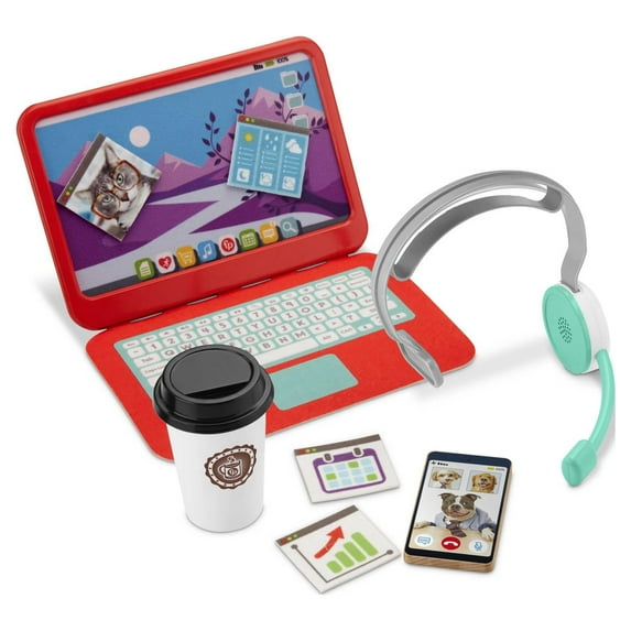 Fisher-Price My Home Office, Pretend Laptop Play Set
