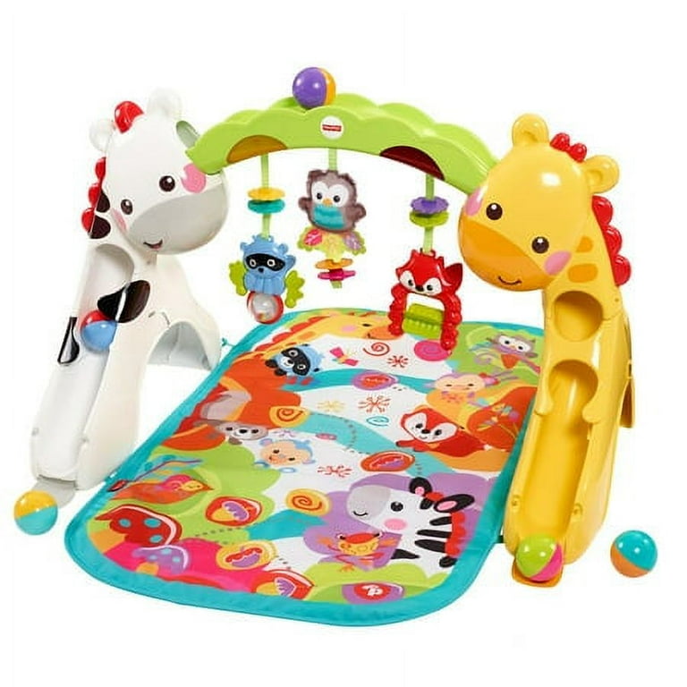 Fisher Price 2 in 1 Flip & Fun Activity Mat + Puppy Pillow Play Mat