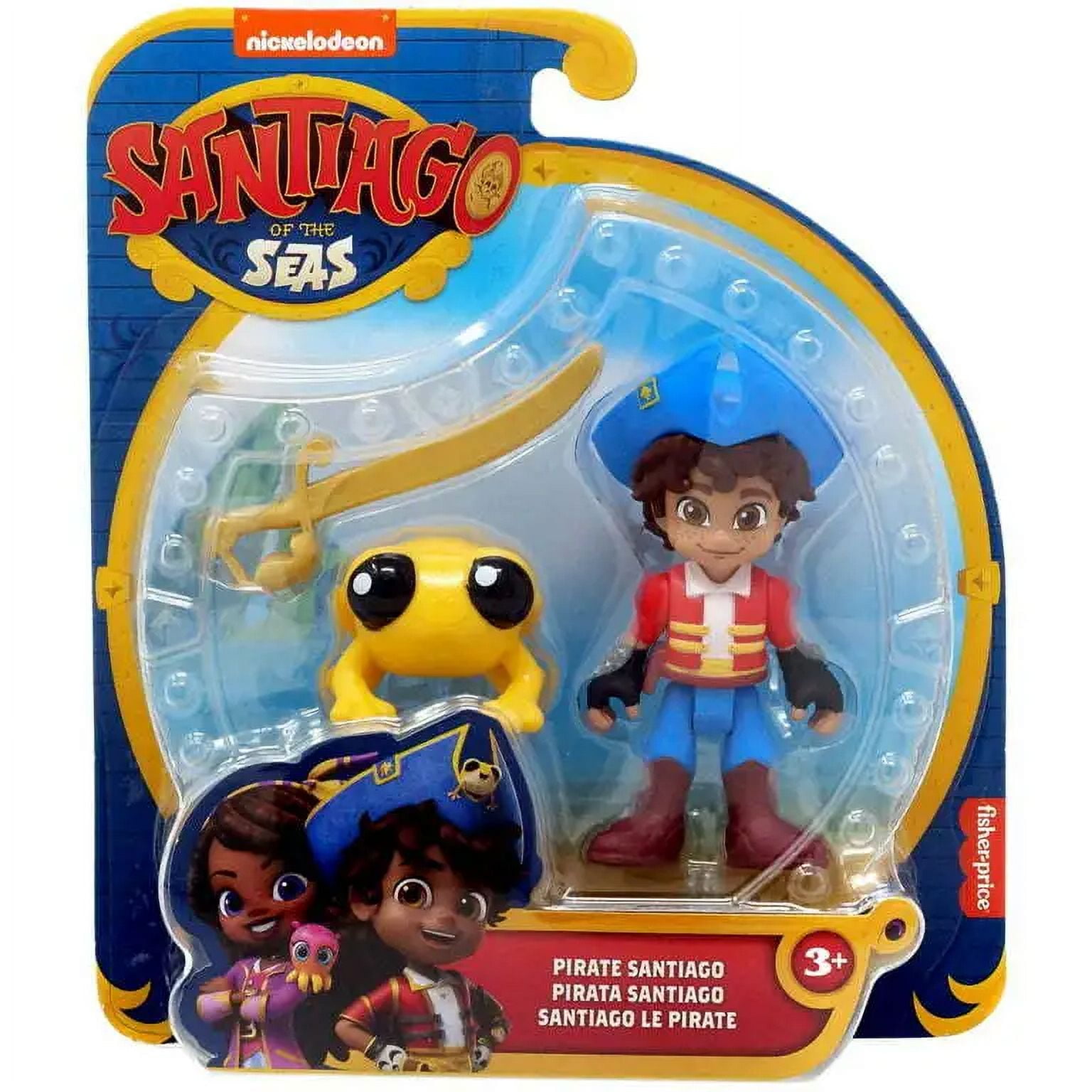 Fisher-Price Nickelodeon Santiago of the Seas Pirate Santiago 3'' Action  Figure