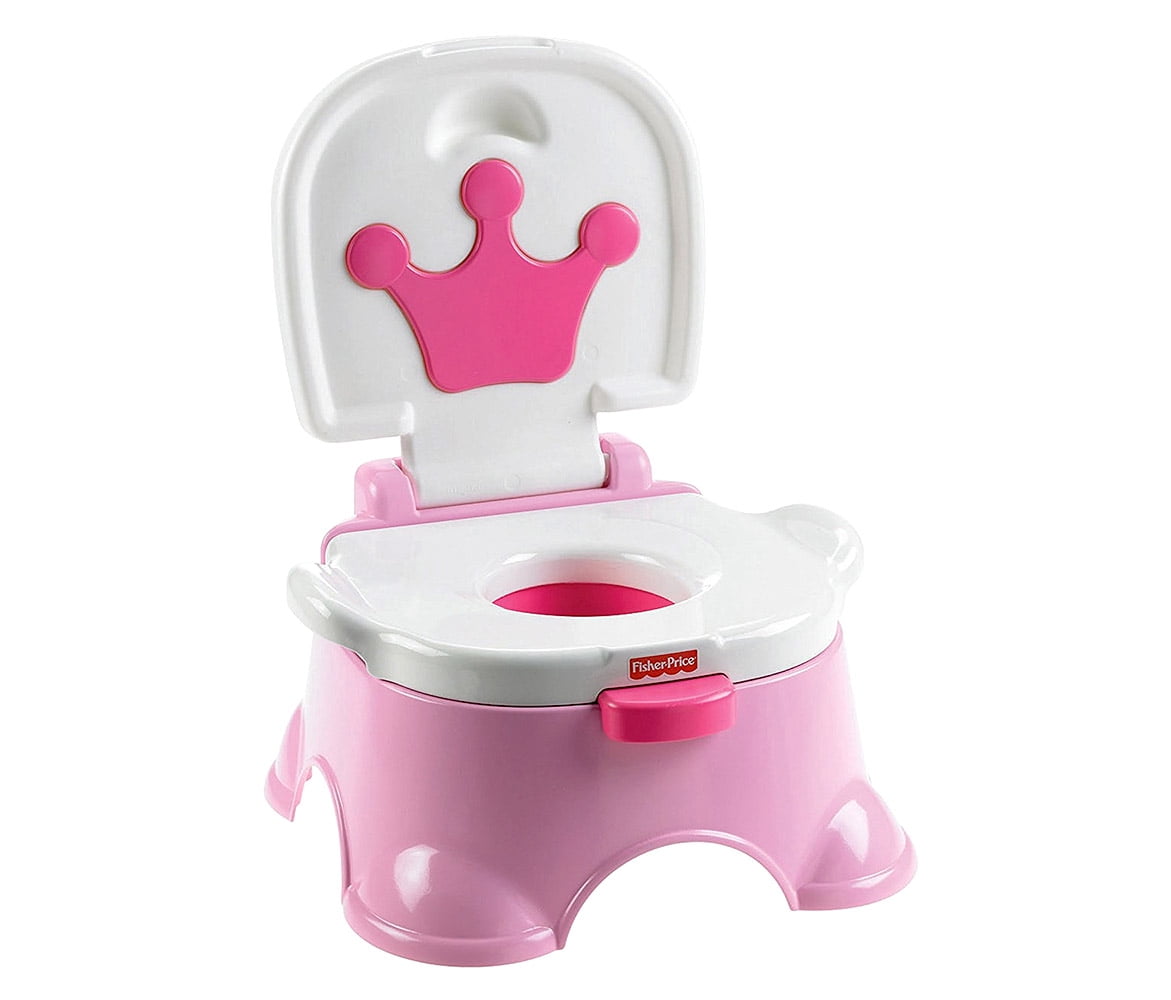 Fisher-Price Princess Stepstool Potty, Pink