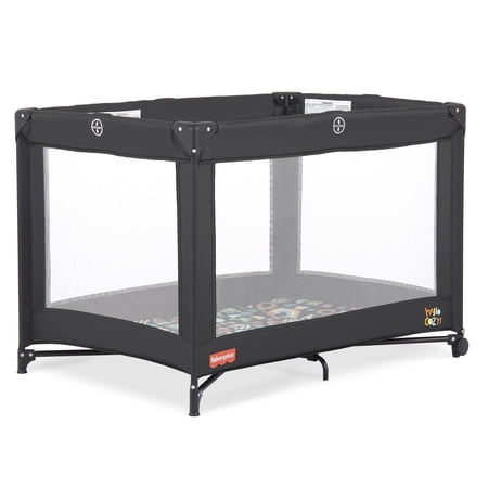 Fisher Price Play All Day Playard By Dream On Me, Rainbow Black