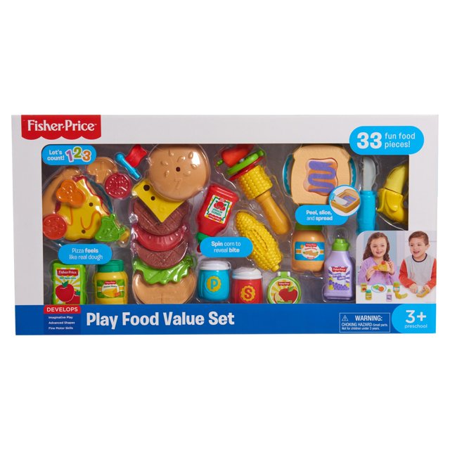 FisherPrice Play Food Set 33 Pieces