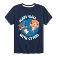 thumbnail image 1 of Fisher Price - Plays Well With Otters - Youth Short Sleeve T-shirt, 1 of 5