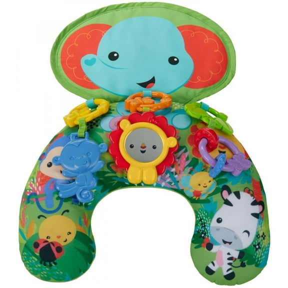 Fisher-Price Playtime Tummy Wedge with 3-Linkable Toys