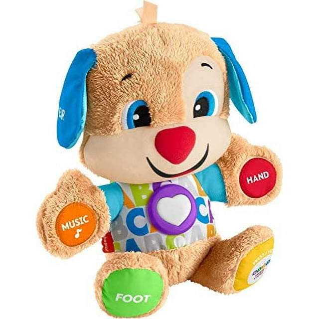 FisherPrice Plush Baby Toy with Lights Music and Smart Stages Learning