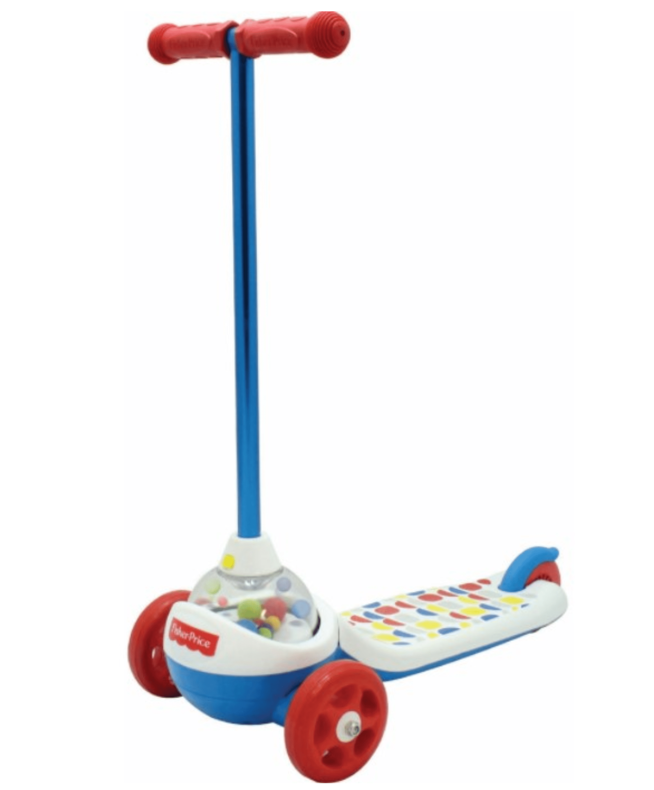 Fisher Price Popping Scooter with 3 Wheels and Wide Deck for Unisex Ages 5
