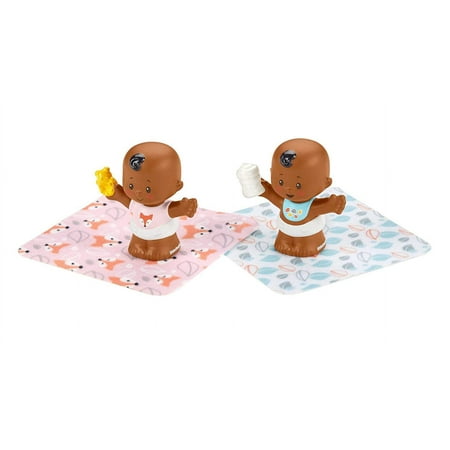 Fisher-Price Portable Kids Doll, Brown, 7.5 x 6.5 inches