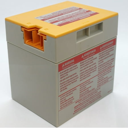 Fisher-Price, Power Wheels, Gray Battery with Orange Top, 12 Volt, 00801-1661