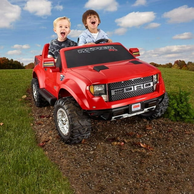 Fisher Price Power Wheels Red Ford Raptor
