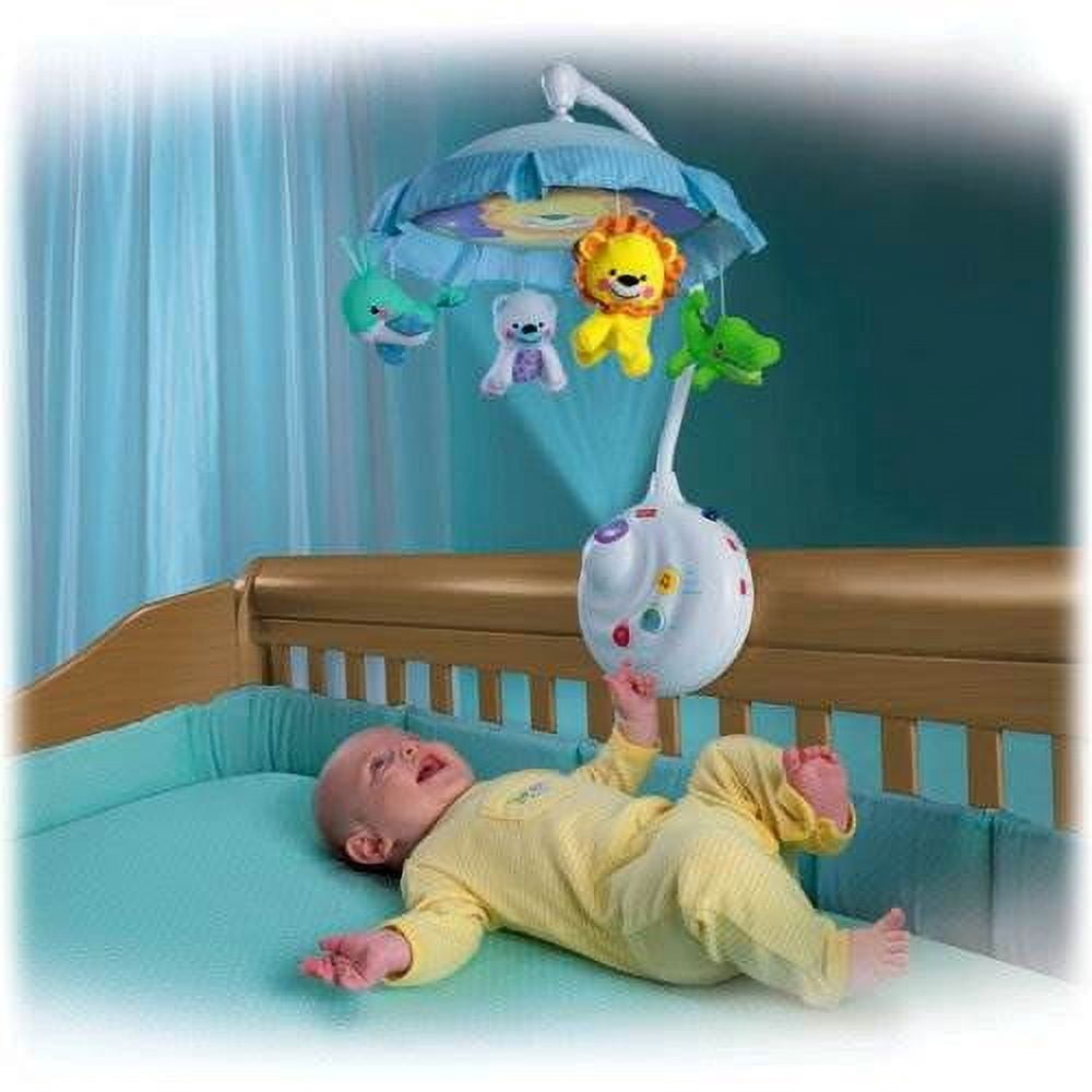 Fisher-Price Precious Planet 2-in-1 Projection Baby Crib Mobile with Remote Control