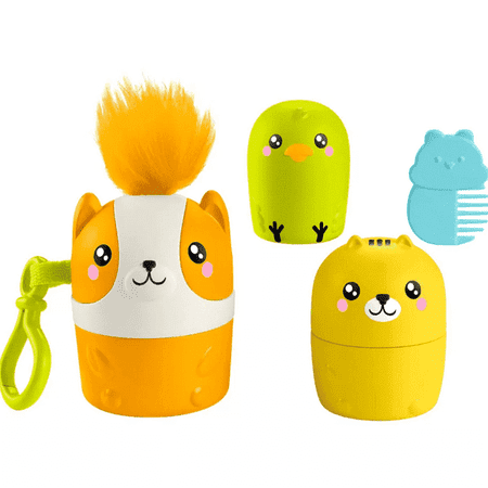 Fisher-Price Preschool Toy, FP Pets On-The-Go Nesting Pets Set of 4 Stacking Animals for Kids Ages 3+ Years