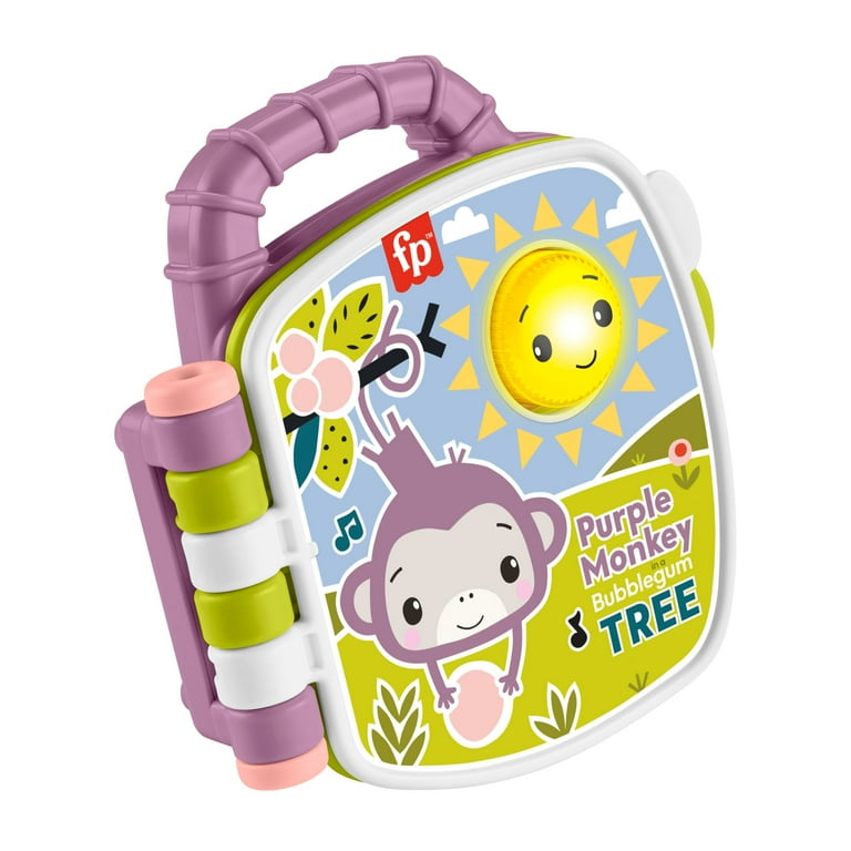 Fisher-Price Purple Monkey Musical Storybook Electronic Learning