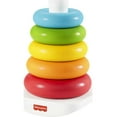 thumbnail image 1 of Fisher-Price Rock-a-Stack Ring Stacking Toy for Infants, Made with Plant-Based Materials, 1 of 7