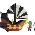 thumbnail image 1 of Fisher-Price Santiago of the Seas Bonnie Bones Figure & El Calamar Pirate Ship Set, 3 Pieces, 1 of 6