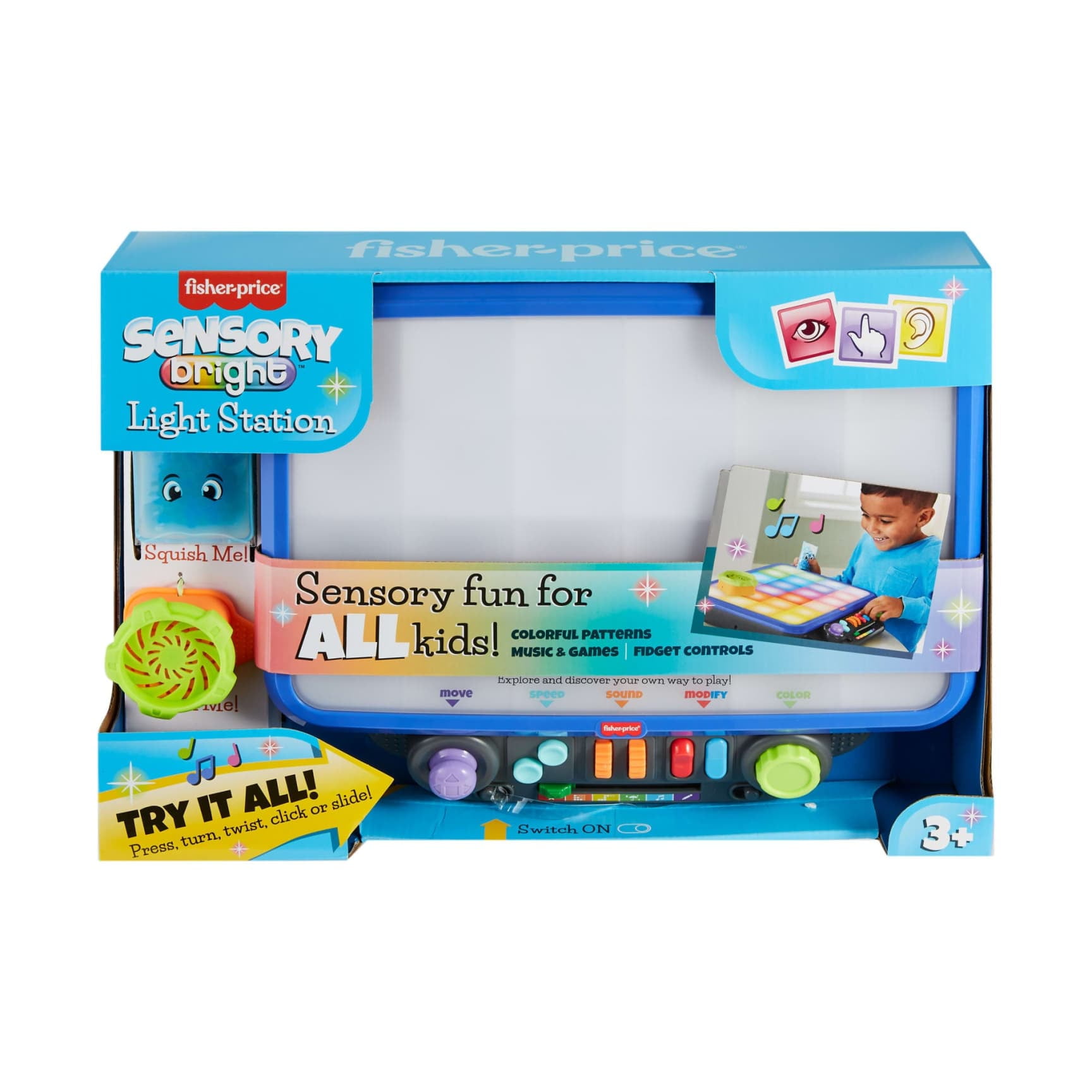 FisherPrice Sensory Bright Light Station, Learning Activity Table with