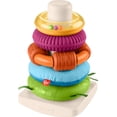 Fisher-Price Sensory Rock-a-Stack Roly-Poly Stacking Toy with Fine ...