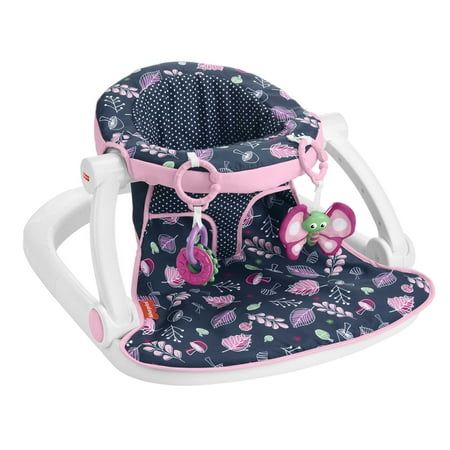 Fisher-Price Sit-Me-Up Floor Seat with Removable Toys, Forest Finds