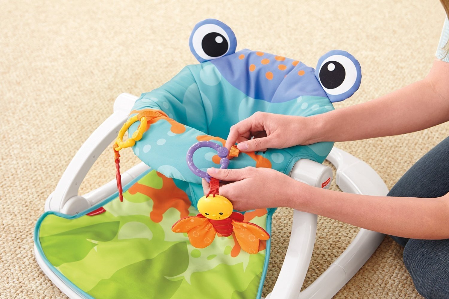 Fisher Price Sit-Me-Up Seat Frog One Size - image 1 of 9