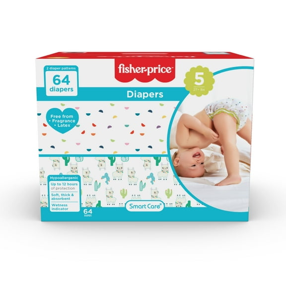 Fisher-Price Size 5 Diapers 64 ct