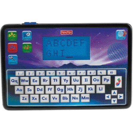 Fisher-Price Smart Tablet Preschool Electronic Learning Toy with Lights Games & Bilingual Content