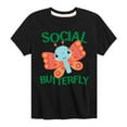 thumbnail image 1 of Fisher Price - Social Butterfly - Youth Short Sleeve T-shirt, 1 of 5