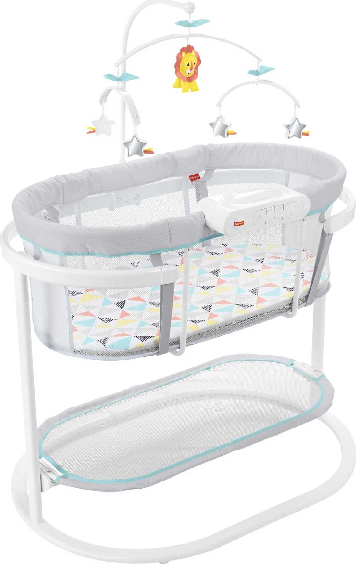 Fisher-Price Soothing Motions Bassinet, Rocking Baby Bedside