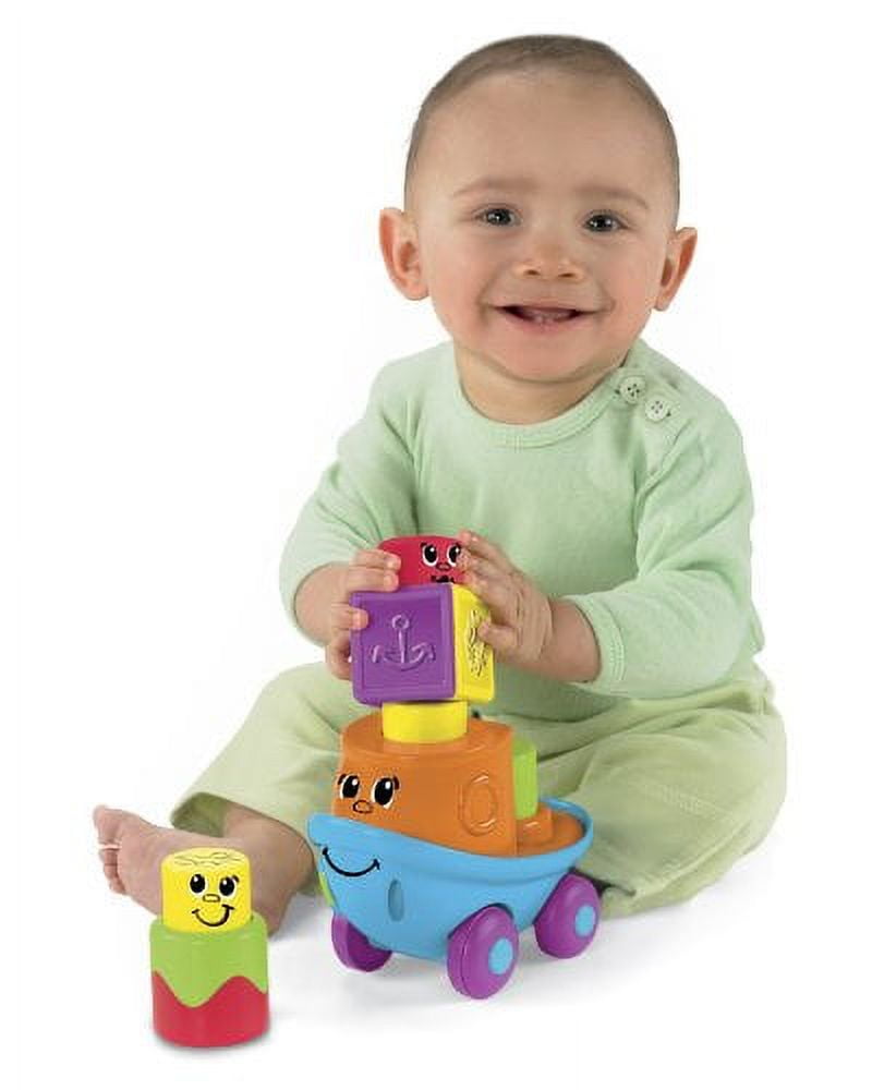 FisherPrice Stack 'n Surprise Blocks BlockityPop Tugboat