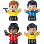 Fisher-Price Star Trek TOS Little People Collectible Action Figure, Multicolor, 2.5, 4 Piece
