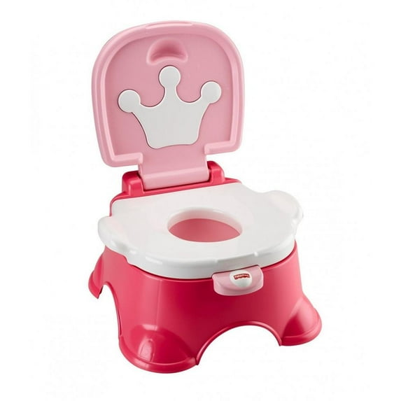 Fisher-Price Pink Princess Stepstool Potty