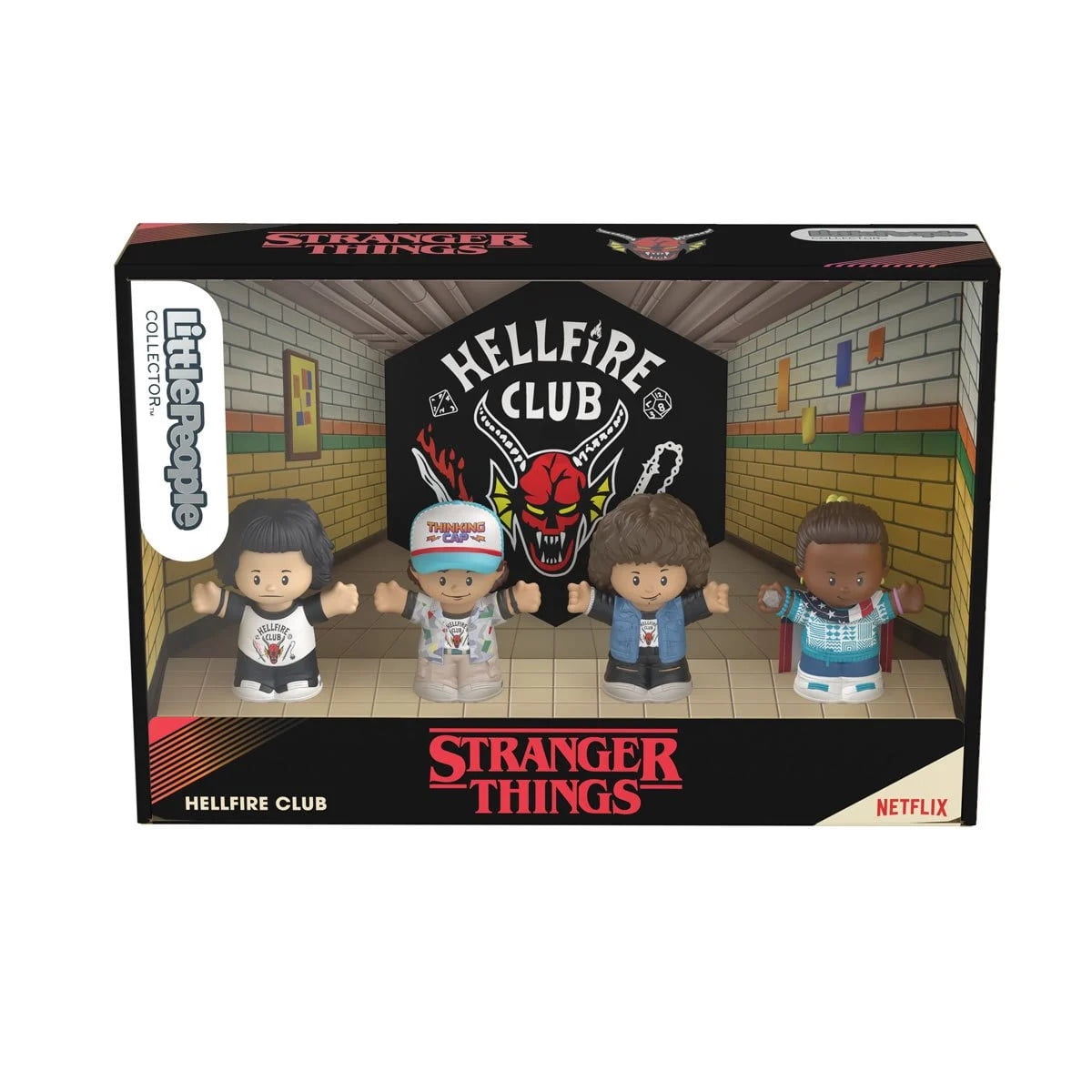 Fisher Price Stranger Things Little People Collector Hellfire Club Special Edition Set