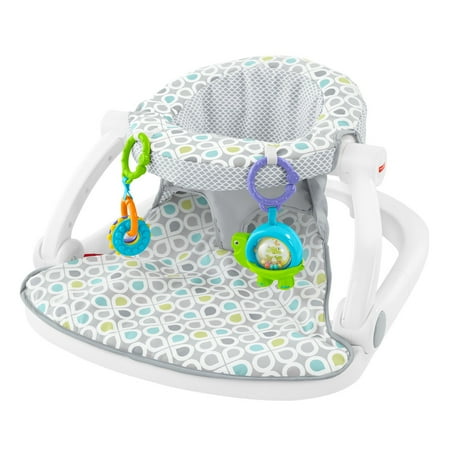 Fisher-Price Supportive Sit-Me-Up Comfy Interactive Floor Seat Infant Mat Toy