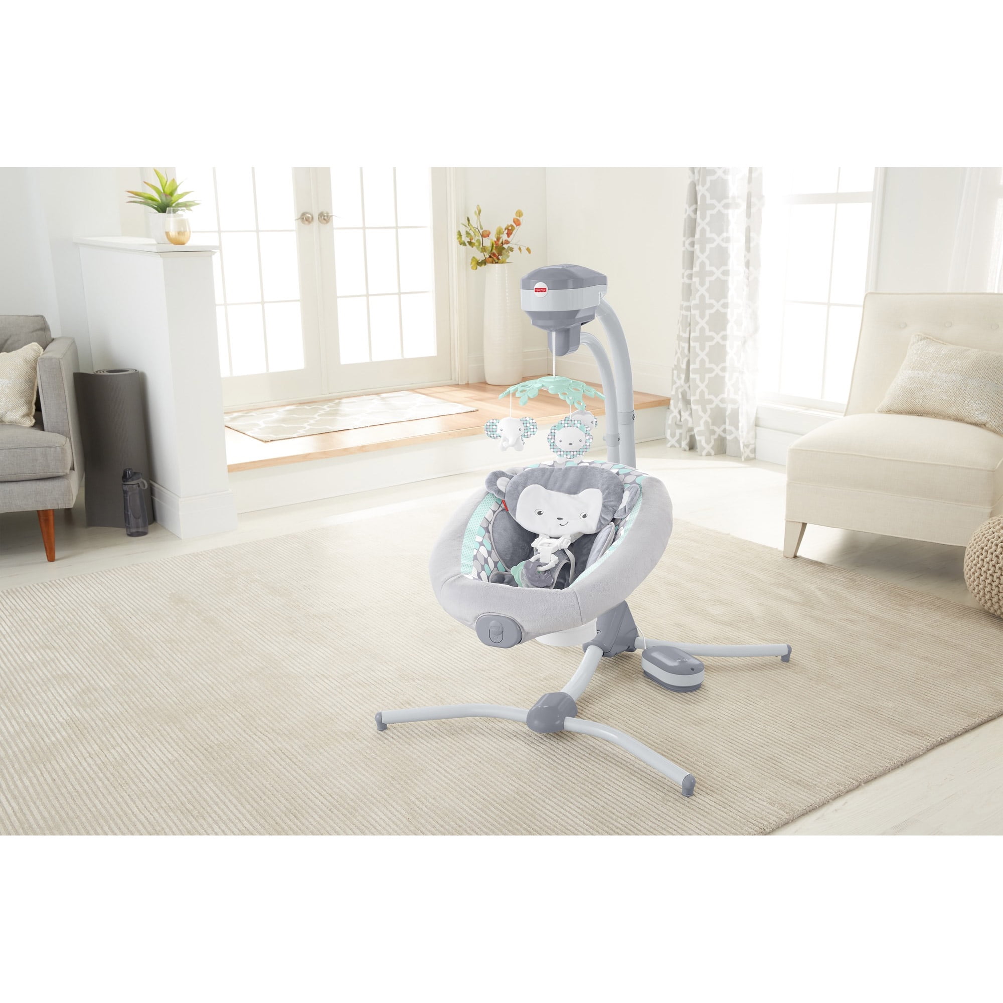 Fisher price clearance baby swing monkey