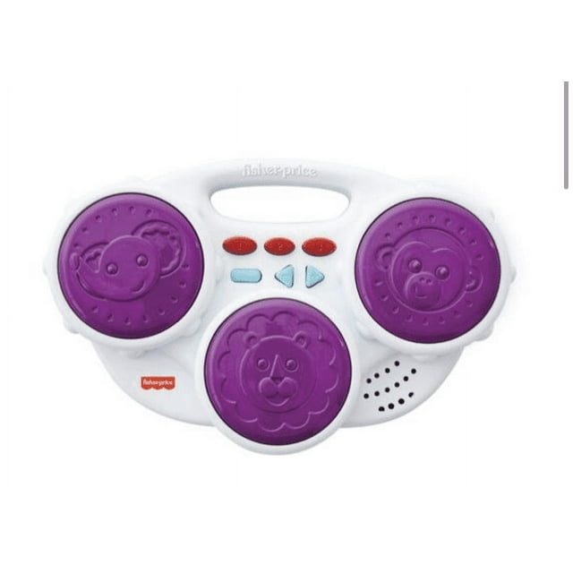 Fisher Price Tap Along Drums Toddler Musical Instrument Ages 3