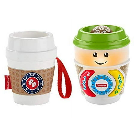 Fisher-Price Teether / Rattle and On-The-Glow Fun Learning Phrases Coffee Cups #DYW60, #GCV95