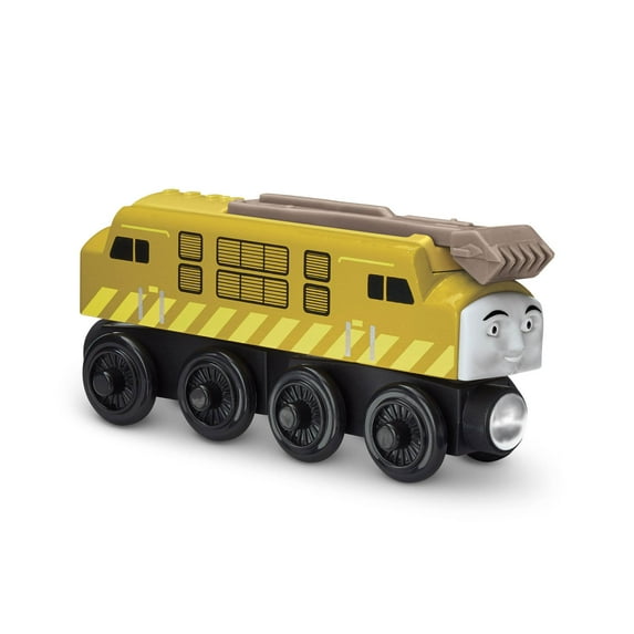 Fisher Price Thomas & Friends Kids' Wooden Railway Diesel 10 Toy Train Engine