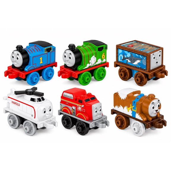 Fisher-Price Thomas & Friends Mini Trains- Set of 6 Trains Styles May Vary