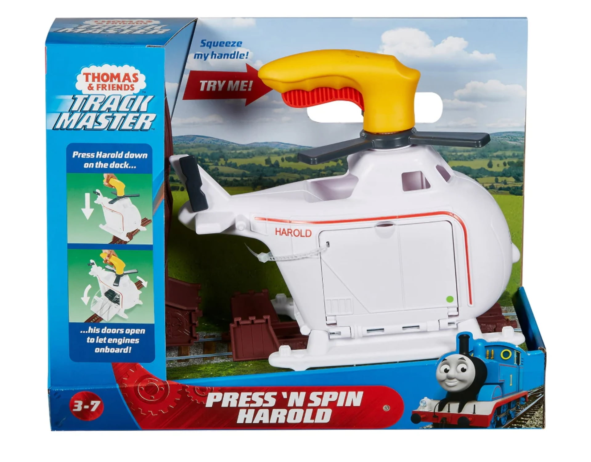 Fisher Price Thomas Friends Press n Spin Harold