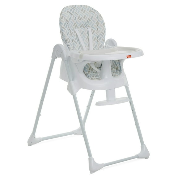 Fisher Price Tiny Bites Highchair by Dream On Me, Cloud Gray