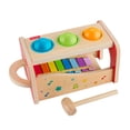 thumbnail image 1 of Fisher-Price Wooden Pound & Tap Bench Xylophone Musical Instrument Toy for Toddlers 18+ Months, 6 Pc, 1 of 7