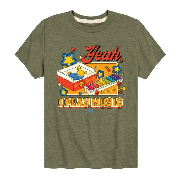 Fisher Price - Yeah I Play Music - Youth Short Sleeve T-shirt