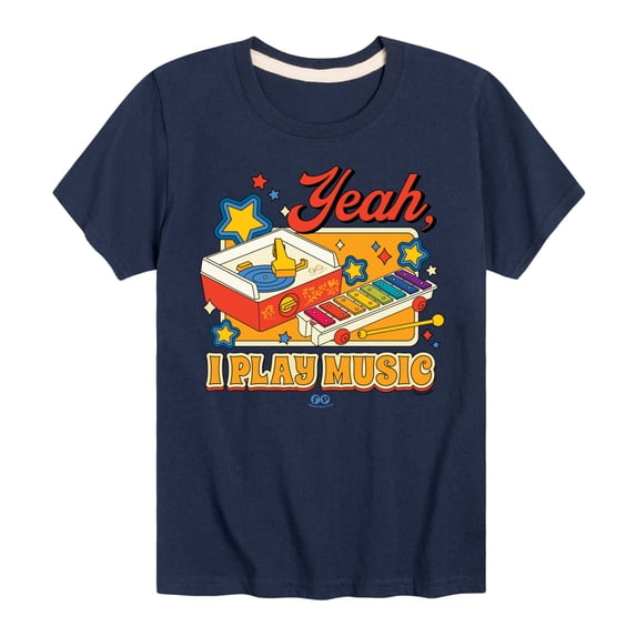 Fisher Price - Yeah I Play Music - Youth Short Sleeve T-shirt