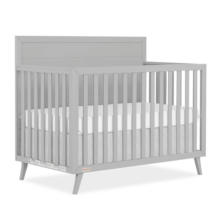 Fisher Price by Dream On Me Sanibel 5 in 1 Convertible Crib Pebble Grey