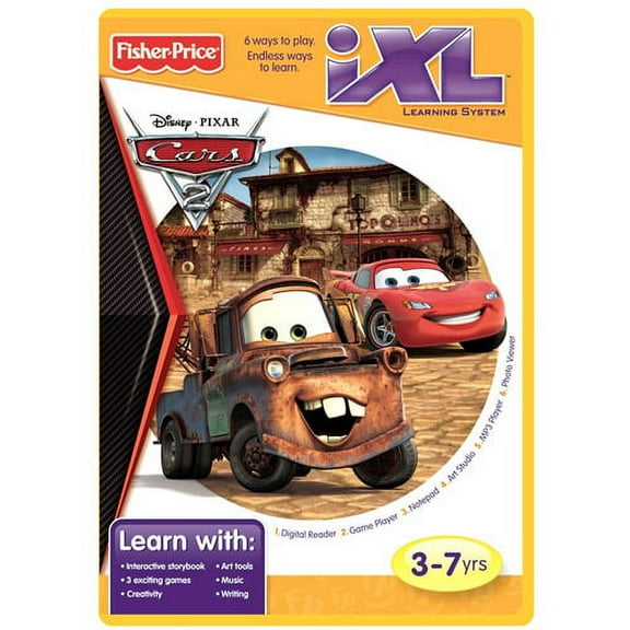 Fisher-Price iXL Learning System Cars 2 3-7 Years Old
