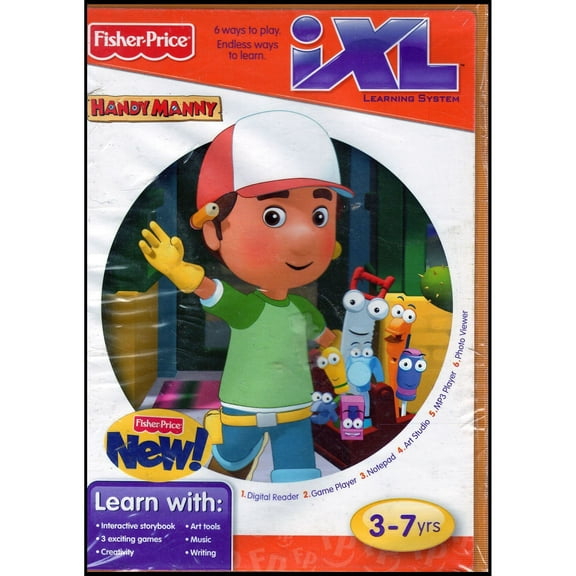 Fisher-Price iXL Learning System Software Disney Handy Manny