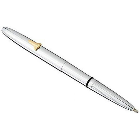 Fisher Space Pen, Bullet Space Pen with Shuttle Emblem, Chrome (600SH)