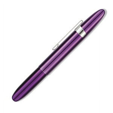 Fisher Space Pen, Bullet Space Pen with Clip, Purple, Gift Boxed (400PPCL)