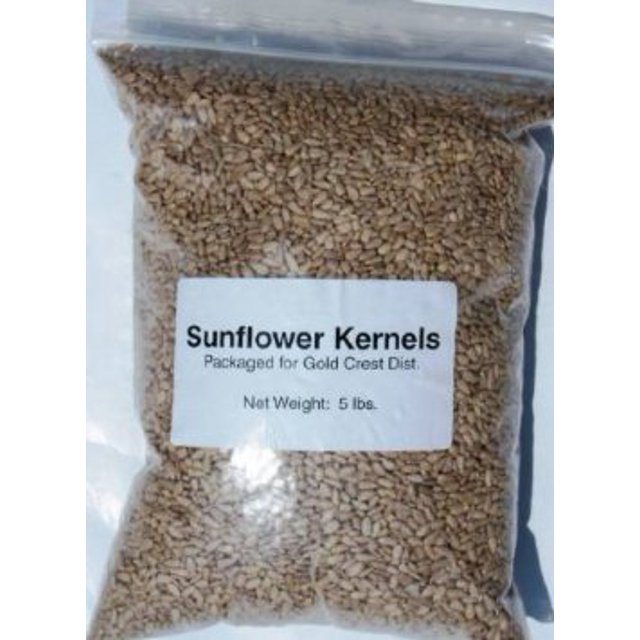 Fisher Sunflower Kernels, Roasted, No Salt, 5Pound Package
