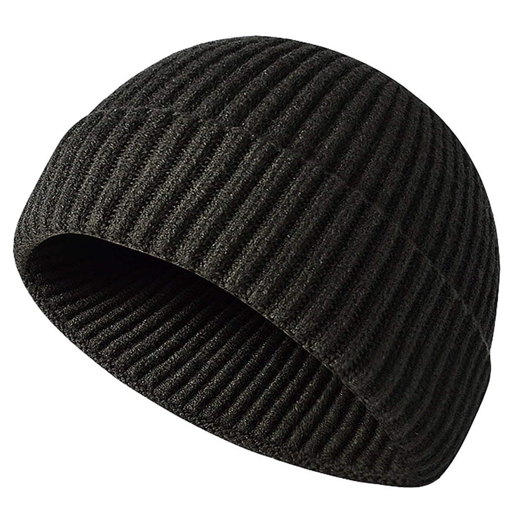 Fisherman Beanie Hat Classic Ribbed Cuffed Beanie Hat Watch Cap for Men  Women 